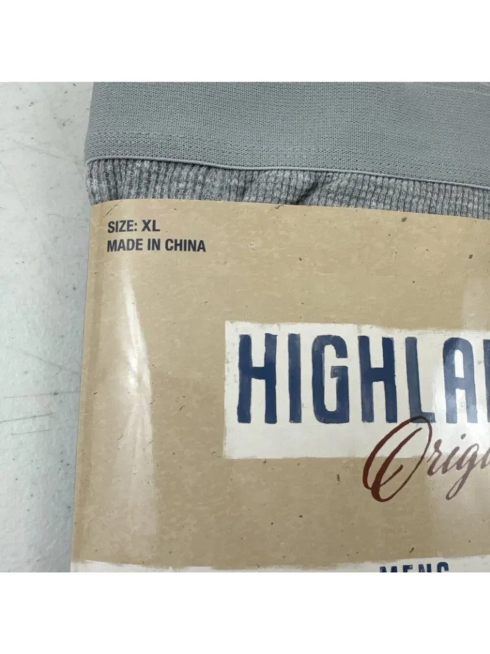 Highland Originals GRAY THERMAL UNDERWEAR BOTTOM Men's Pants Size XL